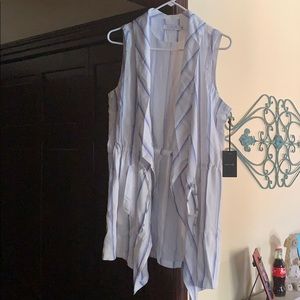 Billy T new top, blue/white